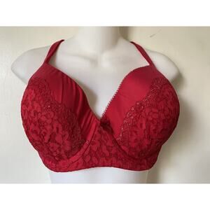 Victoria’s Secret 38 DD Lined Demi Very Sexy Color Red